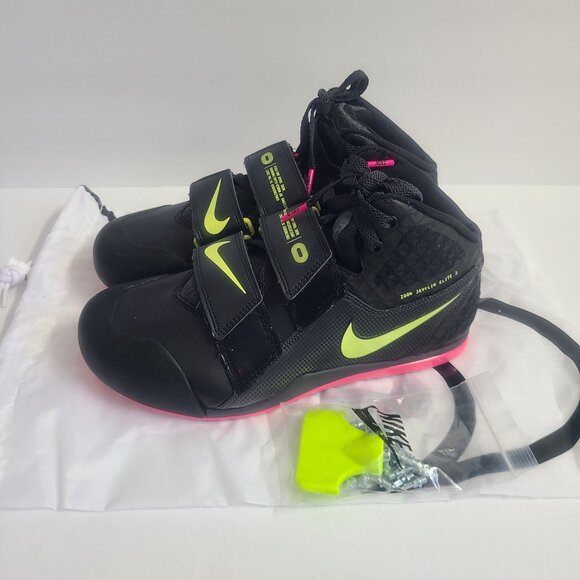 NEW Nike Zoom Javelin Elite 3 Track & Field Shoes SPIKES AJ8119-002 Size 12 Blac